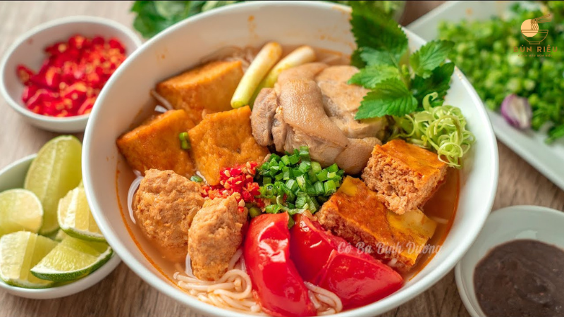 cách nấu bún riêu không cần cua