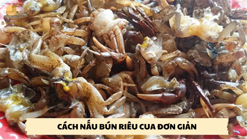 cách nấu bún riêu cua đơn giản